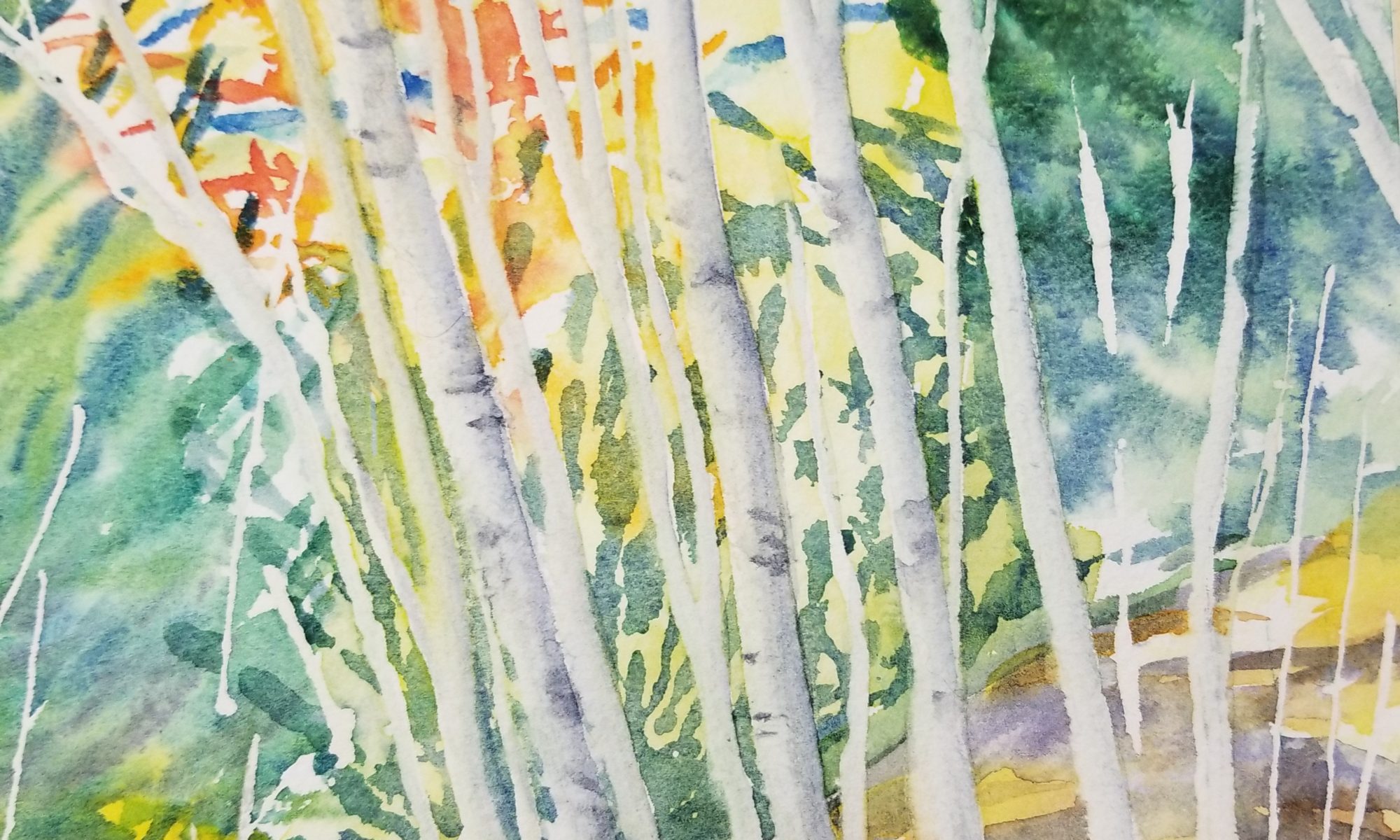 Tall Birches by Lisa Stickney, L G Mansfield Artworks